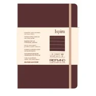 Taccuino con Elastico e Copertina Flessibile Ispira Fabriano - A5 - 1 Rigo - 96 Fogli - 19614801 (Marrone)