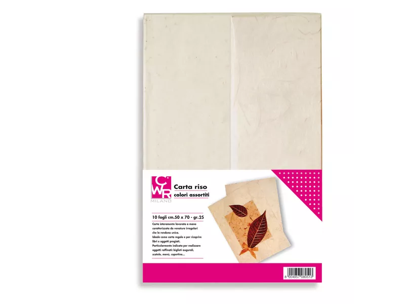 Carta Riso CWR - 50x70 cm - 25 g - 10414 (Assortiti Conf. 10) Carta Riso CWR - 50x70 cm - 25 g - 10414 (Assortiti Conf. 10)