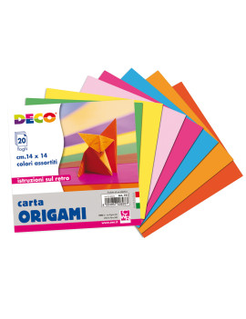 Carta per Origami Deco CWR - 14x14 cm - 741 (Assortiti Conf. 20)