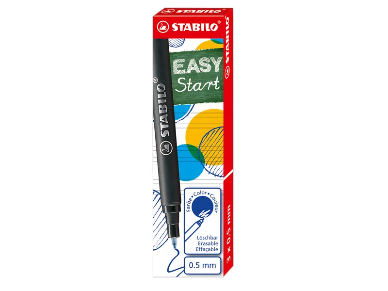 Refill per Penna Sferografica EasyOriginal Stabilo - Punta Media - 6890/041 (Blu Conf. 3)