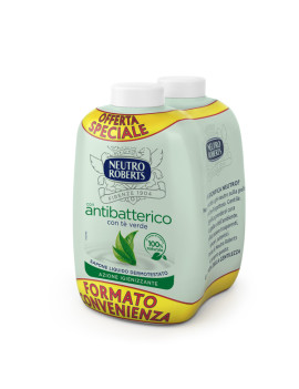 Ricarica Sapone Liquido Antibatterico Neutro Roberts - 400 ml - R908765 (Conf. 2)
