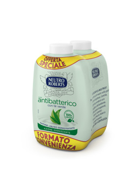 Ricarica Sapone Liquido Antibatterico Neutro Roberts - 400 ml - R908765 (Conf. 2)