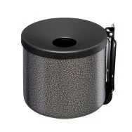 Posacenere da Parete Medial International - 16x14 cm - 2 Litri - 106004 (Argento e Nero)