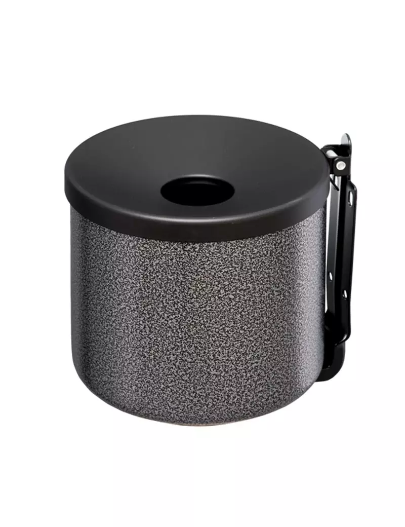 Posacenere da Parete Medial International - 16x14 cm - 2 Litri - 106004 (Argento e Nero) Posacenere da Parete Medial International - 16x14 cm - 2 Litri - 106004 (Argento e Nero)