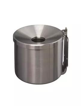 Posacenere da Parete Medial International - 16x14 cm - 2 Litri - 106003 (Acciaio)