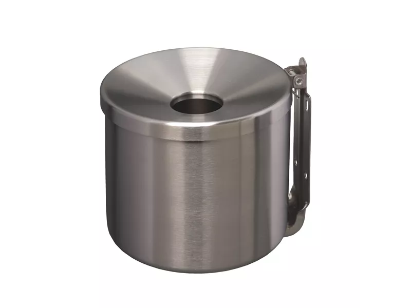 Posacenere da Parete Medial International - 16x14 cm - 2 Litri - 106003 (Acciaio)