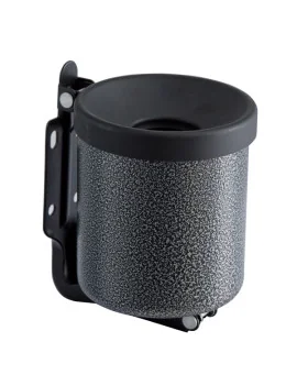 Posacenere da Parete Nido Medial International - 13,5x11 cm - 0,5 Litri - 106002 (Argento e Nero)