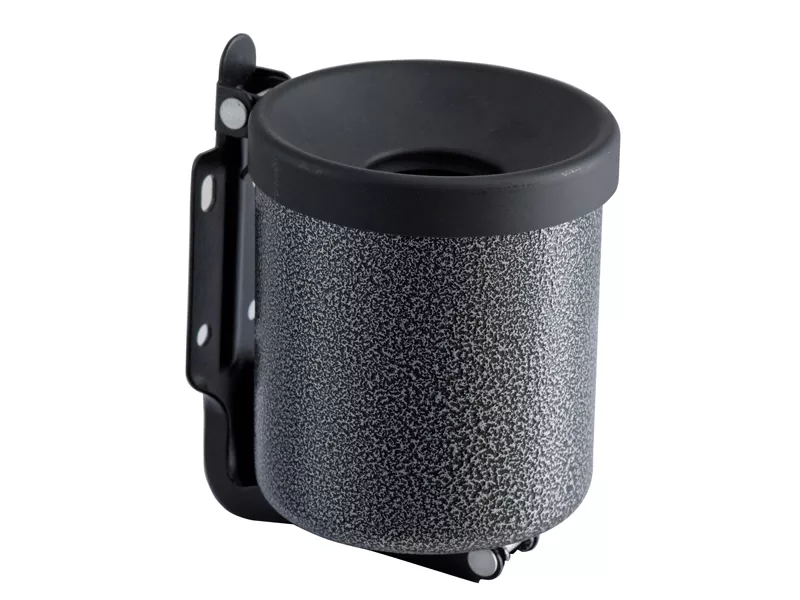 Posacenere da Parete Nido Medial International - 13,5x11 cm - 0,5 Litri - 106002 (Argento e Nero)