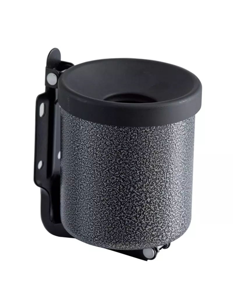 Posacenere da Parete Nido Medial International - 13,5x11 cm - 0,5 Litri - 106002 (Argento e Nero) Posacenere da Parete Nido Medial International - 13,5x11 cm - 0,5 Litri - 106002 (Argento e Nero)