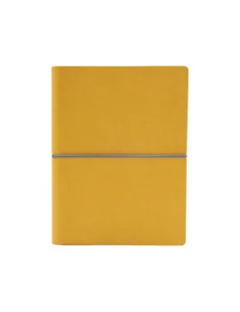 Taccuino con Elastico e Copertina Morbida Evo Ciak - 9x13 cm - Bianco - 8169CKC26 (Giallo)