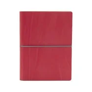 Taccuino con Elastico e Copertina Morbida Evo Ciak - 9x13 cm - Bianco - 8169CKC29 (Rosso Corallo)