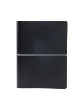 Taccuino con Elastico e Copertina Morbida Evo Ciak - 9x13 cm - 1 Rigo - 8165CKC34 (Nero)