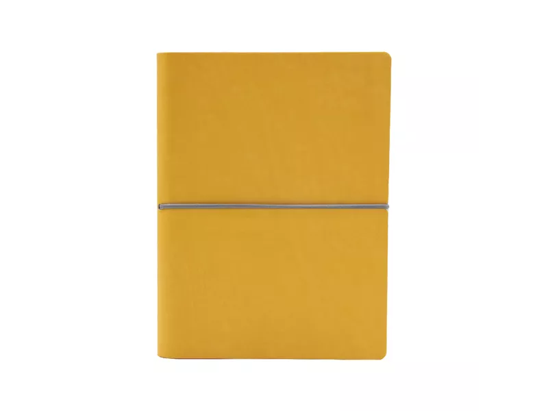 Taccuino con Elastico e Copertina Morbida Evo Ciak - 9x13 cm - 1 Rigo - 8165CKC26 (Giallo)