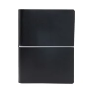 Taccuino con Elastico e Copertina Morbida Evo Ciak - 15x21 cm - Bianco - 8189CKC34 (Nero)