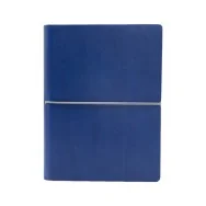 Taccuino con Elastico e Copertina Morbida Evo Ciak - 15x21 cm - Bianco - 8189CKC32 (Blu)
