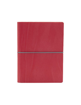Taccuino con Elastico e Copertina Morbida Evo Ciak - 15x21 cm - 1 Rigo - 8185CKC29 (Rosso Corallo)