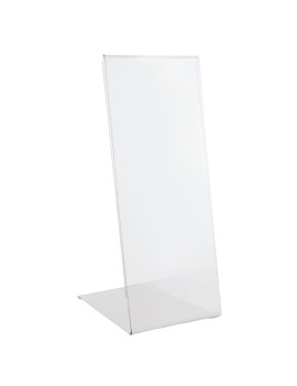 Portadepliant Lebez - da Tavolo - 10x21 cm - 80983 (Trasparente Conf. 6)