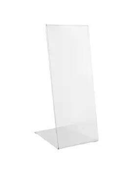 Portadepliant Lebez - da Tavolo - 10x21 cm - 80983 (Trasparente Conf. 6)