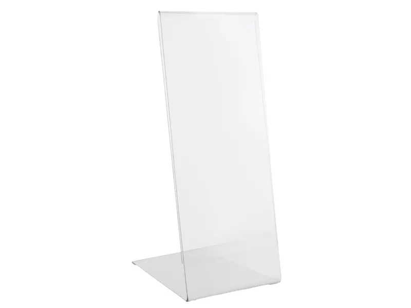 Portadepliant Lebez - da Tavolo - 10x21 cm - 80983 (Trasparente Conf. 6)