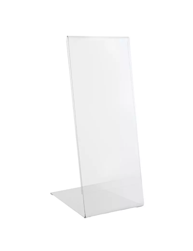 Portadepliant Lebez - da Tavolo - 10x21 cm - 80983 (Trasparente Conf. 6) Portadepliant Lebez - da Tavolo - 10x21 cm - 80983 (Trasparente Conf. 6)