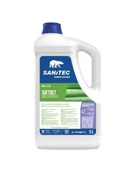 Ammorbidente Softdet Green Power Sanitec - 5 Litri - 3110 (Aloe Vera)
