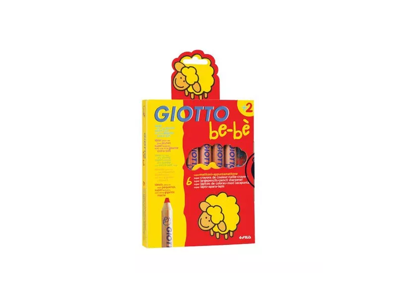 Supermatitoni con Appuntamatitoni Giotto Fila - 7 mm (Assortiti Conf. 6) Supermatitoni con Appuntamatitoni Giotto Fila - 7 mm (Assortiti Conf. 6)