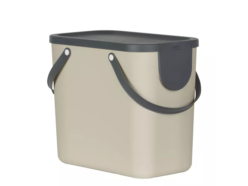 Pattumiera Albula Rotho - 40x23,5x34 cm - 25 Litri - F707534 (Cappuccino)
