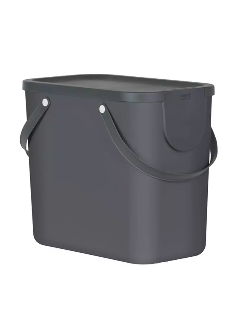 Pattumiera Albula Rotho - 40x23,5x34 cm - 25 Litri - F707535 (Grigio Antracite) Pattumiera Albula Rotho - 40x23,5x34 cm - 25 Litri - F707535 (Grigio Antracite)