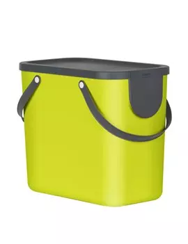 Pattumiera Albula Rotho - 40x23,5x34 cm - 25 Litri - F707531 (Verde Lime)