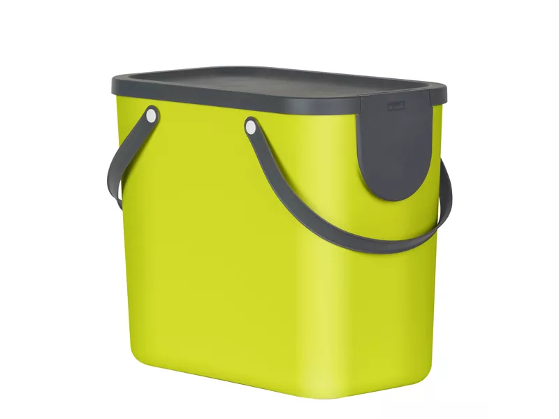 Pattumiera Albula Rotho - 40x23,5x34 cm - 25 Litri - F707531 (Verde Lime)