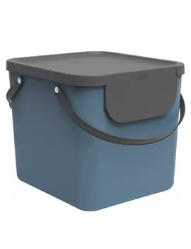 Pattumiera Albula Rotho - 40x35,8x34 cm - 40 Litri - F707543 (Blu Horizon)