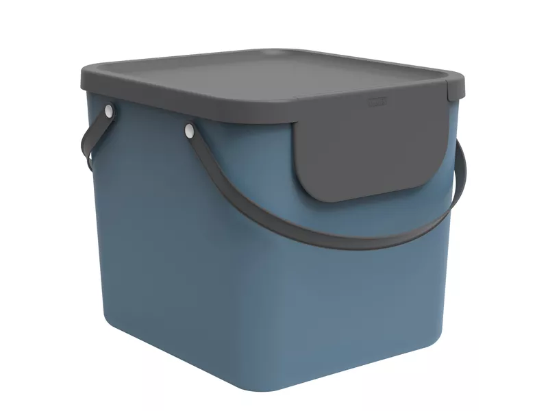 Pattumiera Albula Rotho - 40x35,8x34 cm - 40 Litri - F707543 (Blu Horizon)