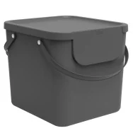 Pattumiera Albula Rotho - 40x35,8x34 cm - 40 Litri - F707545 (Grigio Antracite)