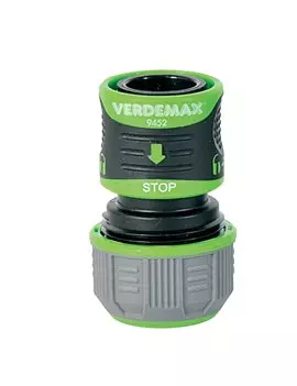 Raccordo Portagomma Universale Lock Acquastop Verdemax - 9452 (Grigio e Verde)
