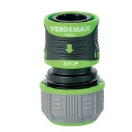 Raccordo Portagomma Universale Lock Acquastop Verdemax - 9452 (Grigio e Verde)
