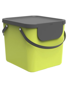 Pattumiera Albula Rotho - 40x35,8x34 cm - 40 Litri - F707542 (Verde Lime)