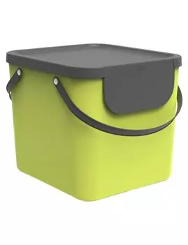Pattumiera Albula Rotho - 40x35,8x34 cm - 40 Litri - F707542 (Verde Lime)