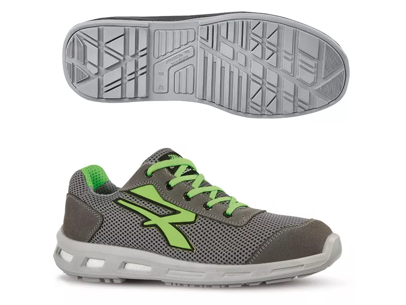 Scarpe Antinfortunistiche Red Lion Summer U-Power - Numero 40 - RL20346-40 (Grigio e Verde) Scarpe Antinfortunistiche Red Lion Summer U-Power - Numero 40 - RL20346-40 (Grigio e Verde)