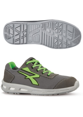 Scarpe Antinfortunistiche Red Lion Summer U-Power - Numero 40 - RL20346-40 (Grigio e Verde)