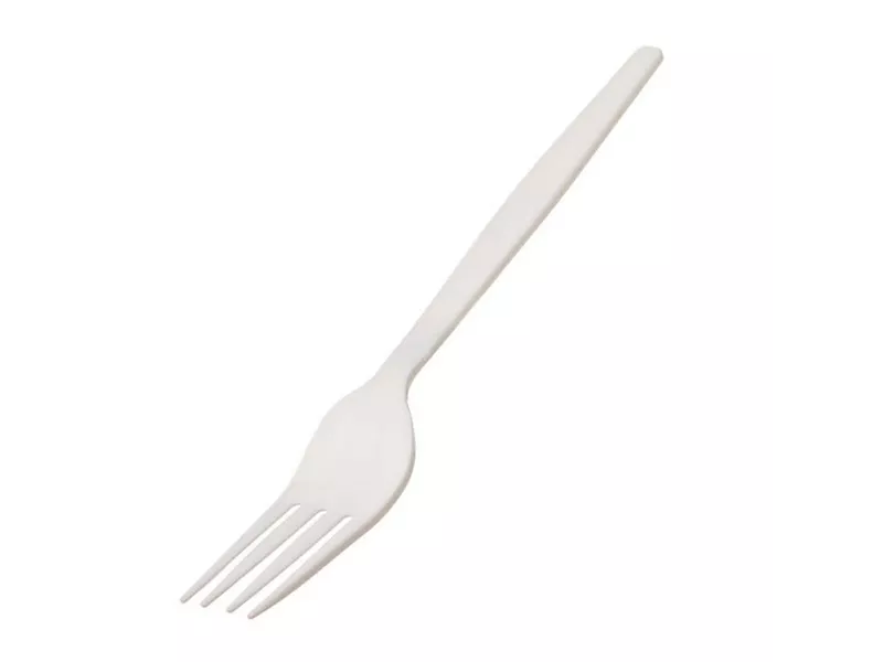 Forchetta in CPLA Leone - 16 cm - Q2041.S (Bianco Conf. 50)