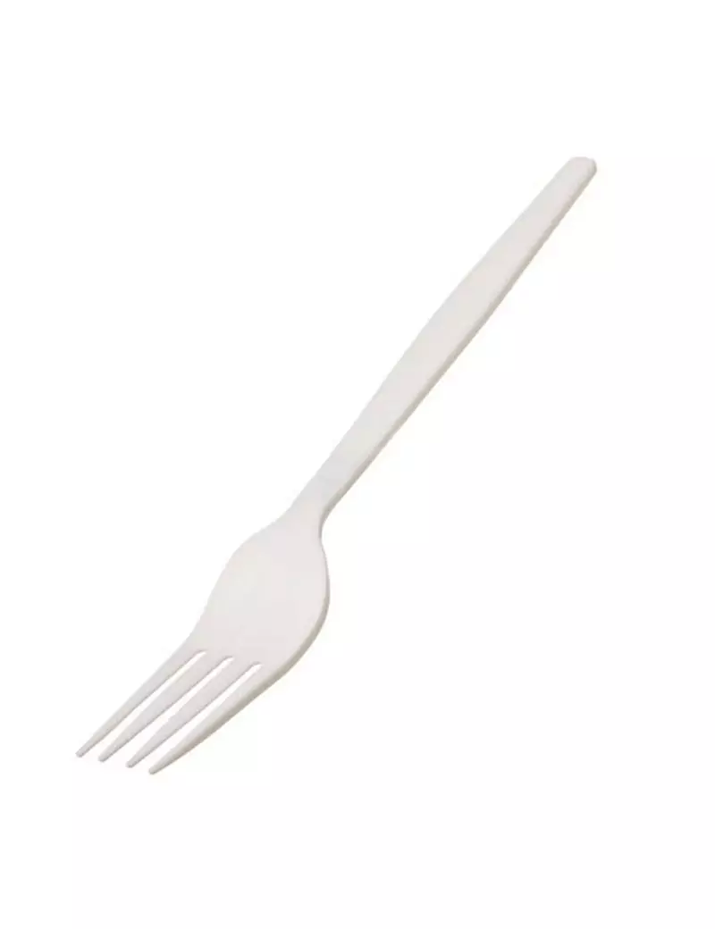 Forchetta in CPLA Leone - 16 cm - Q2041.S (Bianco Conf. 50) Forchetta in CPLA Leone - 16 cm - Q2041.S (Bianco Conf. 50)