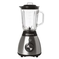 Frullatore con Bicchiere in Vetro Frullo Glass Melchioni - 600 W - 118420210 (Nero e Argento)