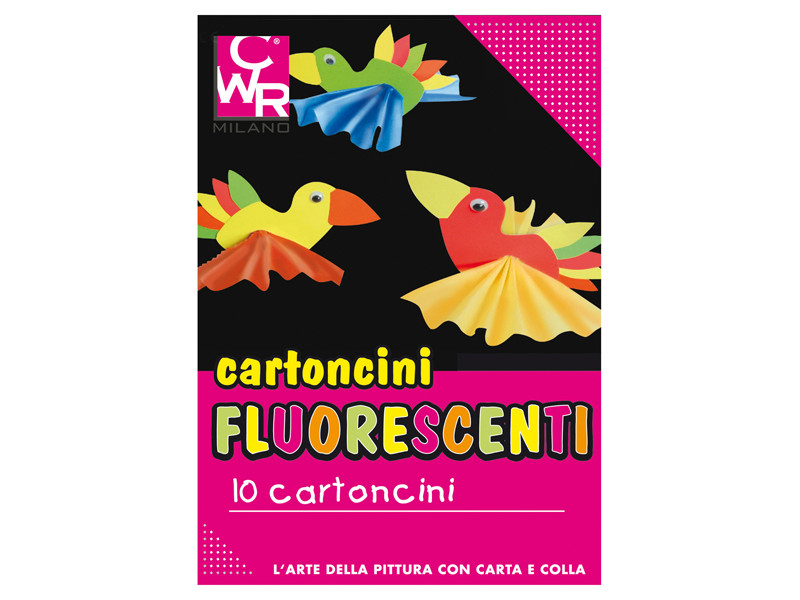 Cartoncino Colorato Deco CWR - 35x50 cm - 260 g - 334 (Assortiti Fluo Conf. 10) Cartoncino Colorato Deco CWR - 35x50 cm - 260 g - 334 (Assortiti Fluo Conf. 10)
