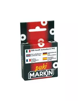Salvabuchi Adesivi Puki Markin - X260PUKIT (Trasparente Conf. 500)