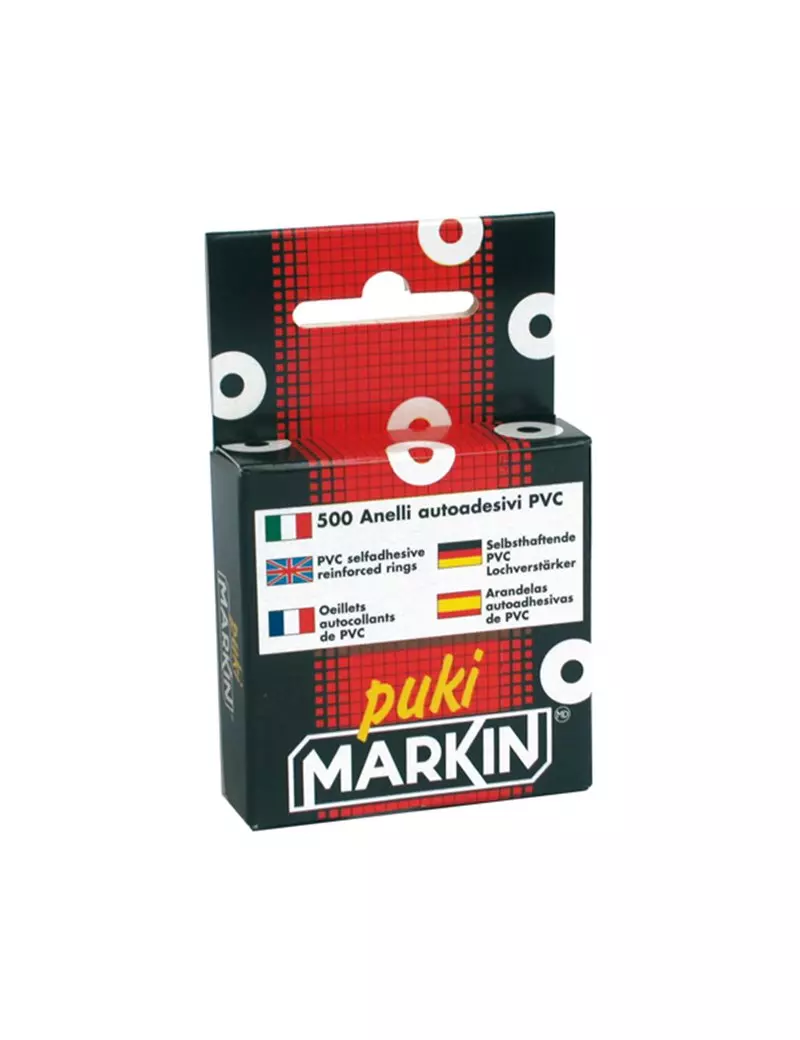 Salvabuchi Adesivi Puki Markin - X260PUKIT (Trasparente Conf. 500) Salvabuchi Adesivi Puki Markin - X260PUKIT (Trasparente Conf. 500)