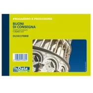 Blocco Buoni di Consegna Data Ufficio - 16,5x11,5 cm - 50/50 Fogli Autoricalcanti - DU161570000 (Conf. 5)
