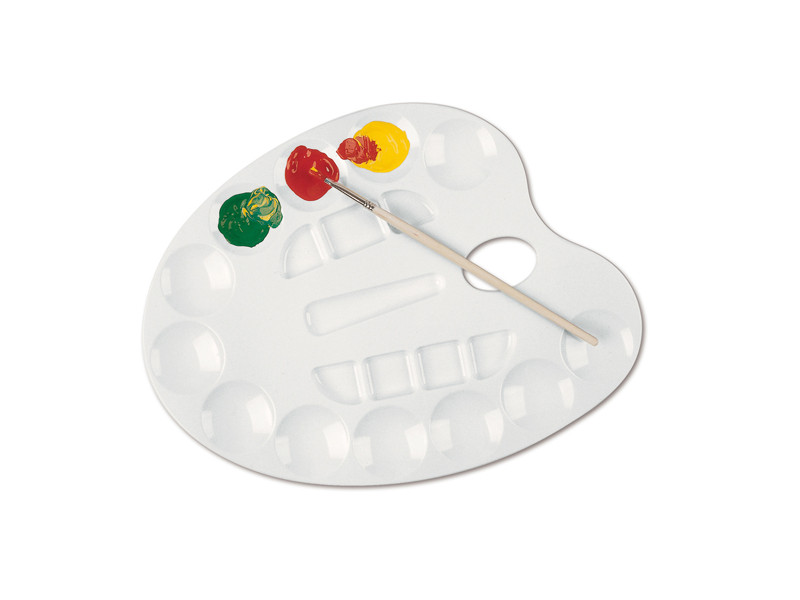 Tavolozza Pittore Primo Morocolor - 335x26x225 mm - 10 Scomparti - 216T4 (Bianco Conf. 6) Tavolozza Pittore Primo Morocolor - 335x26x225 mm - 10 Scomparti - 216T4 (Bianco Conf. 6)