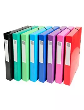 Scatola Archivio Box Iderama Exacompta - Dorso 4 - 25x33 cm - 59929E (Assortiti Conf. 8)
