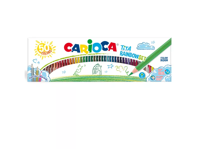 Matite Colorate Tita Rainbow Carioca - 42990 (Assortiti Conf. 50)