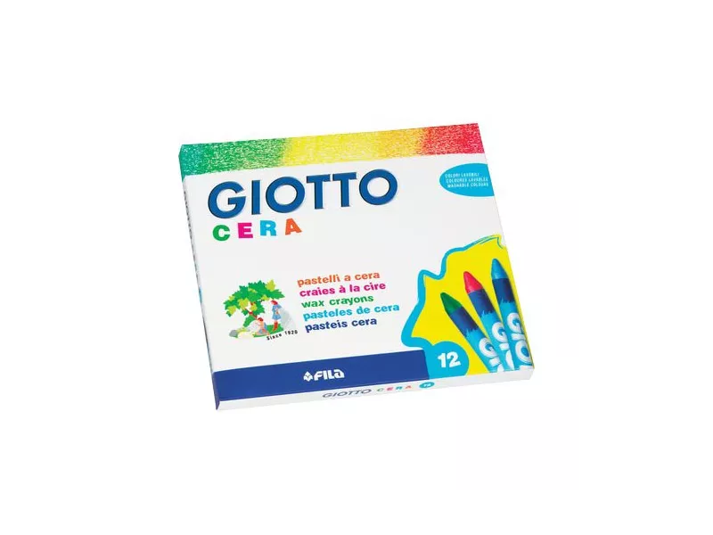 Pastelli a Cera Giotto Fila - 9 mm (Assortiti Conf. 12) Pastelli a Cera Giotto Fila - 9 mm (Assortiti Conf. 12)